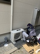 室外機取付作業 室外機取付作業