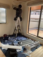 エアコン取付作業 エアコン取付作業